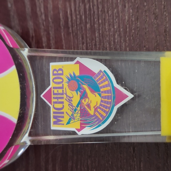 Michelob Light Volleyball Acrylic tap pull handle. - Picture 6 of 13